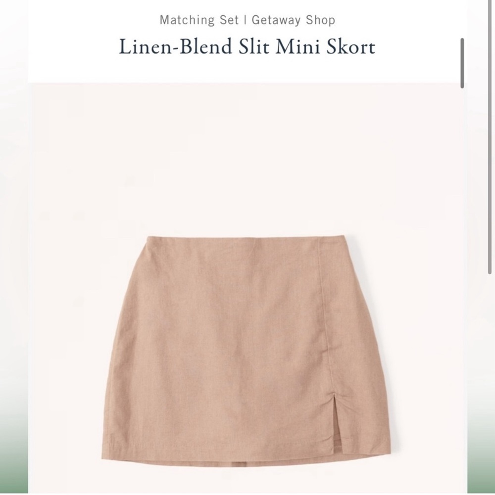 Abercrombie & Fitch Linen Skirt